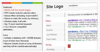 PHP Search Engine Crawler v 1.8